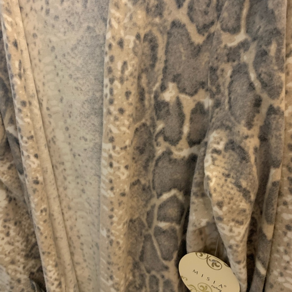 Snake Print Long Duster - Picture 6 of 9
